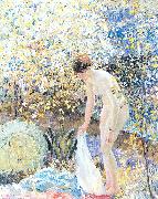 Frieseke, Frederick Carl Cherry Blossoms oil on canvas